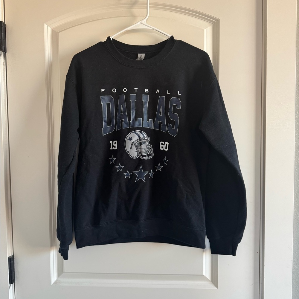 Dallas Football Black Sweater